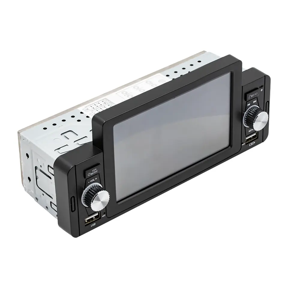 1 DIN 5" Car Stereo with CarPlay and Android Auto - Image 4
