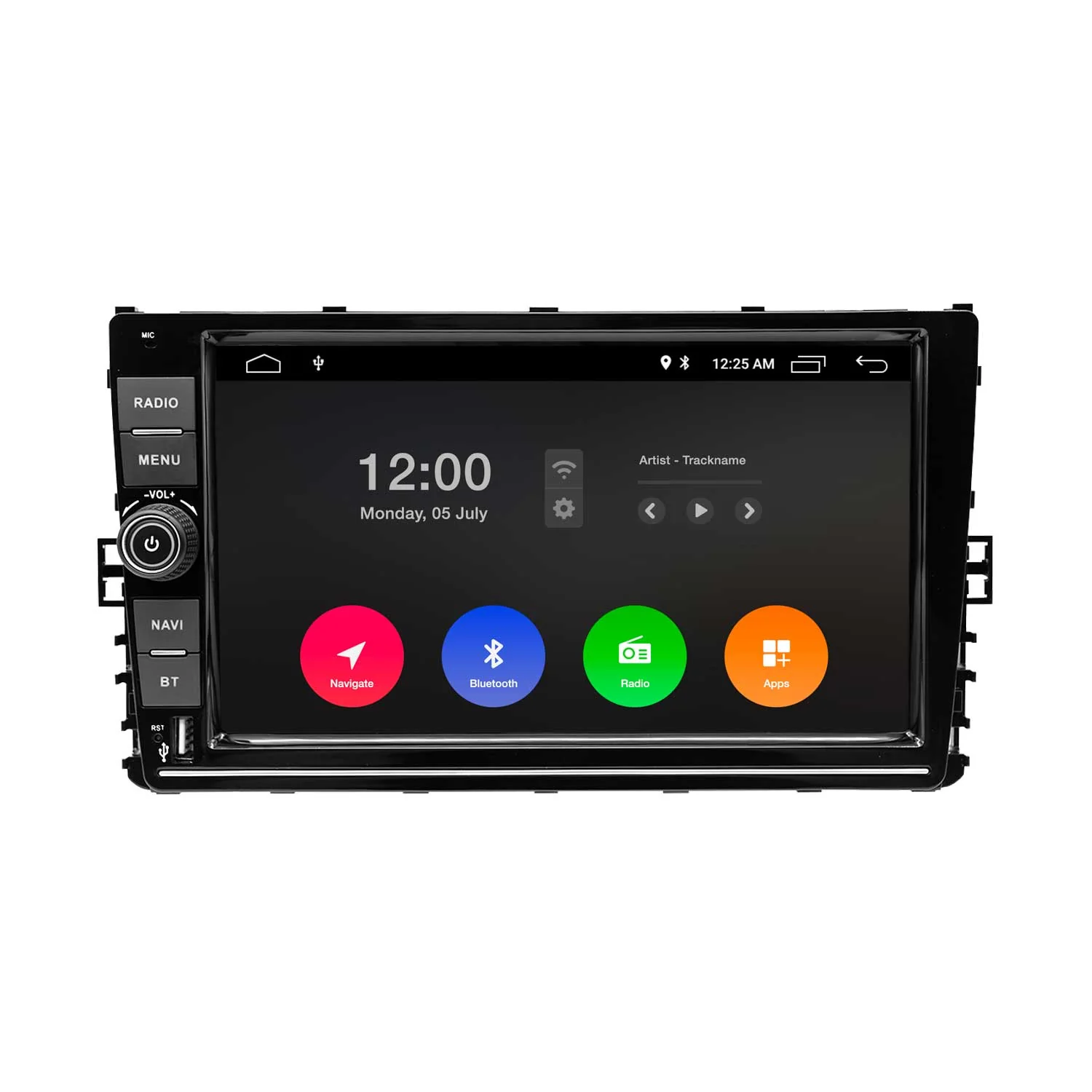 Navigation for Volkswagen MQB 9" with knobs | Carplay | Android Auto | Bluetooth | DAB - Image 3