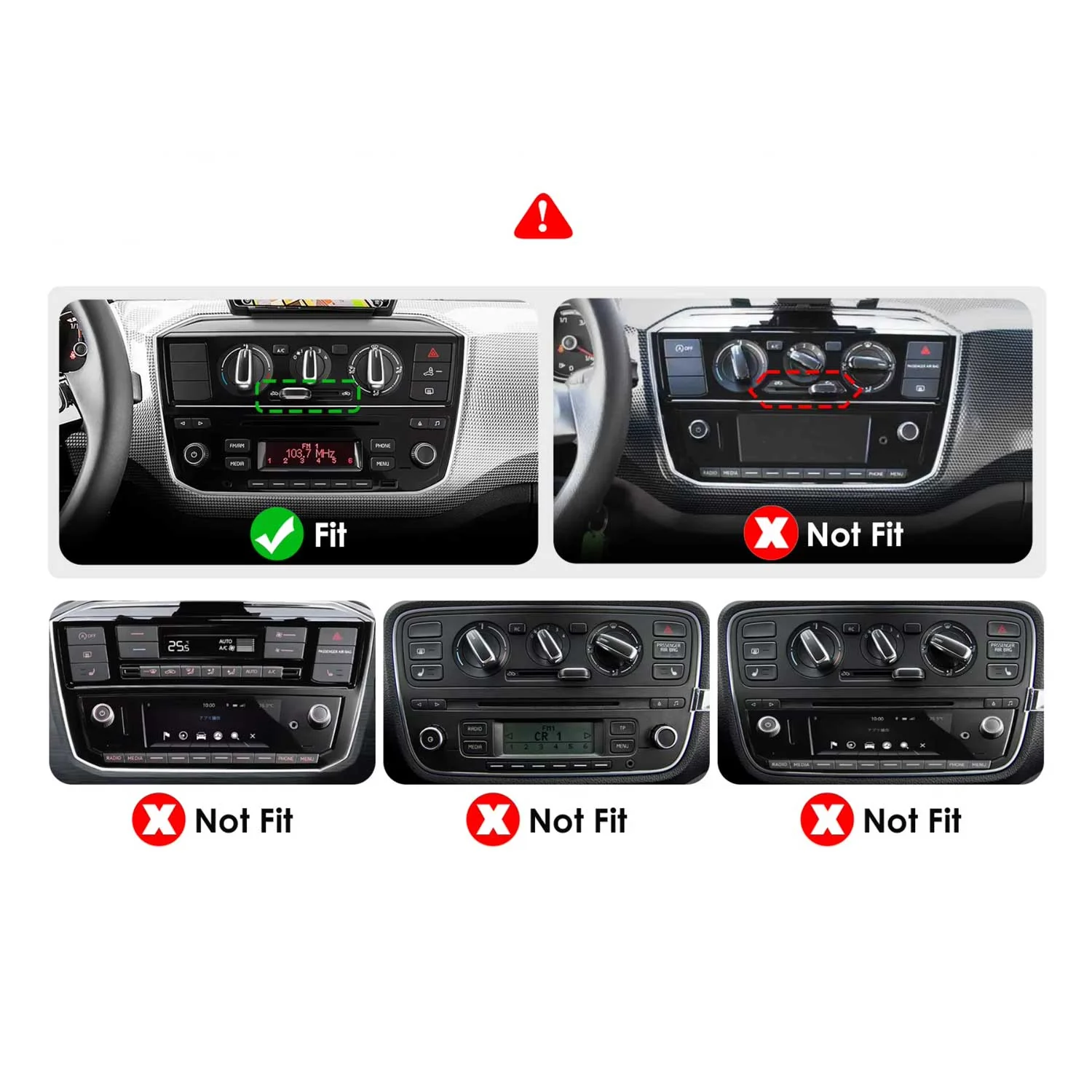 Navigation for Volkswagen UP 2017-2023 | CarPlay | Android Auto | WIFI | Bluetooth | QLED | XR4 - Image 3