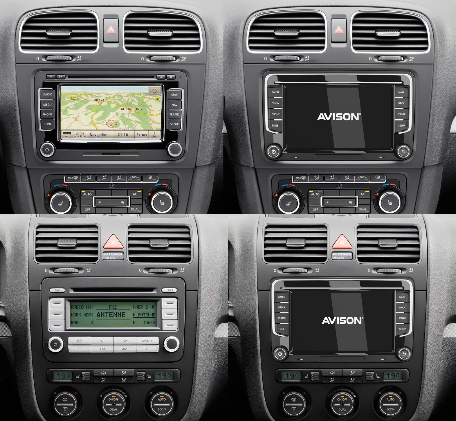 Navigation for VW Seat & Skoda 7" | CarPlay | Android Auto | DAB | 4 Core | 32GB - Image 3