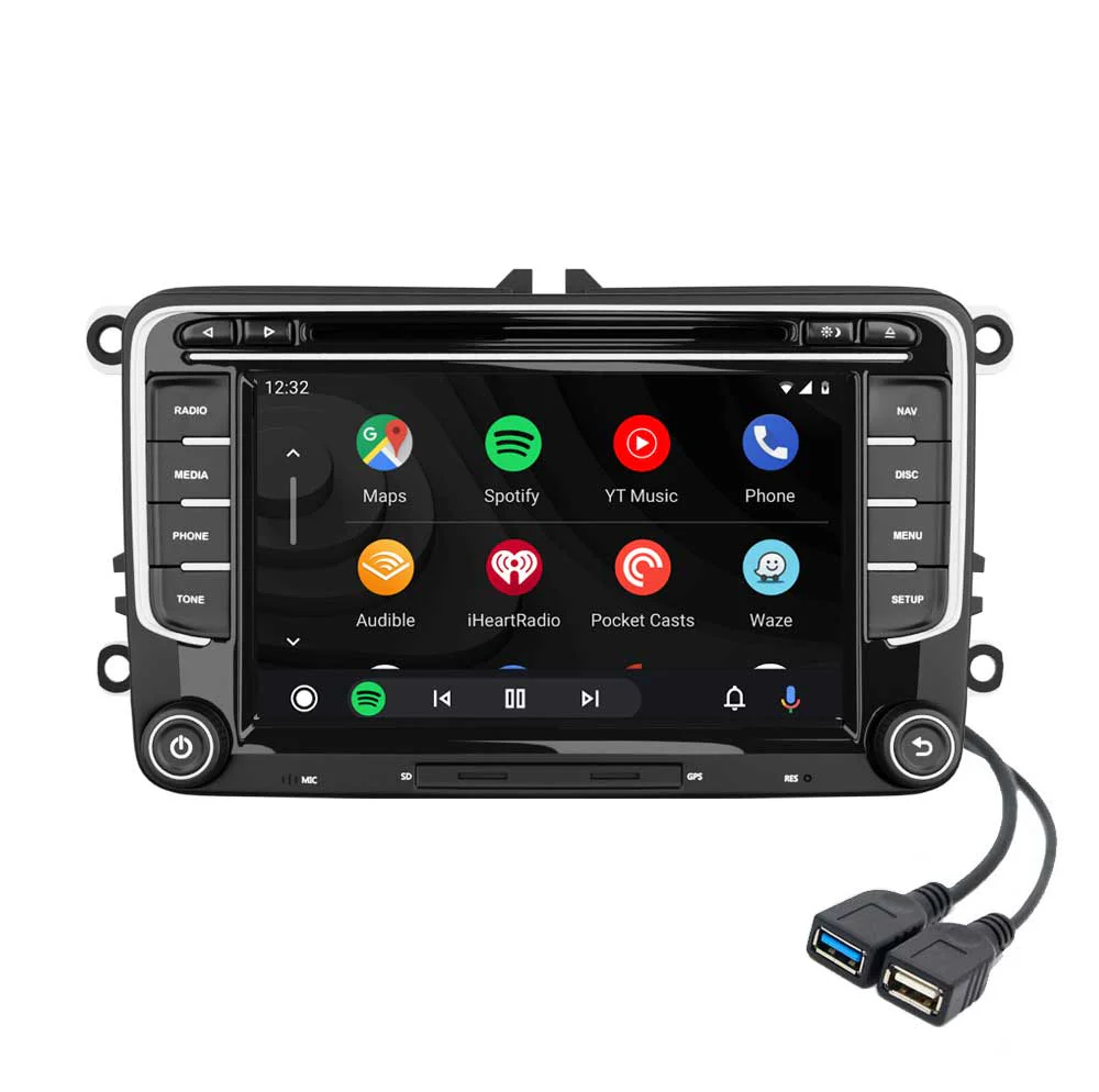 Navigation for VW Seat & Skoda 7" | Carplay Wireless | Android Auto | DAB+ | 64 GB - Image 3