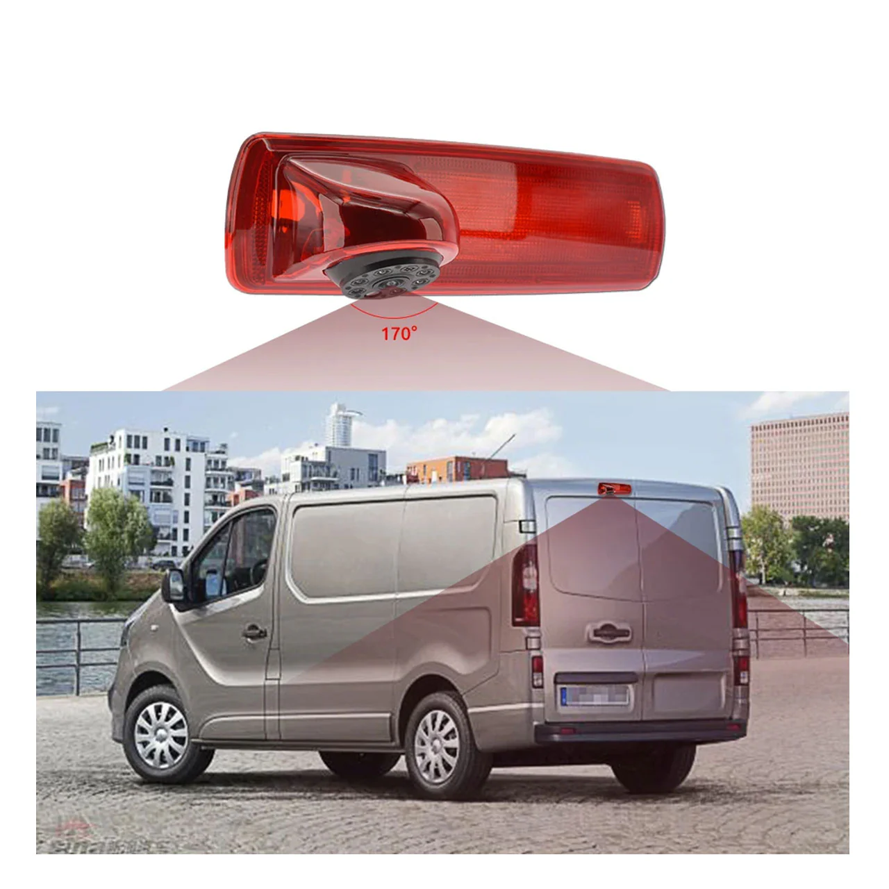 Opel Vivaro and Renault Trafic Brake light camera | AHD 1080P - Image 4