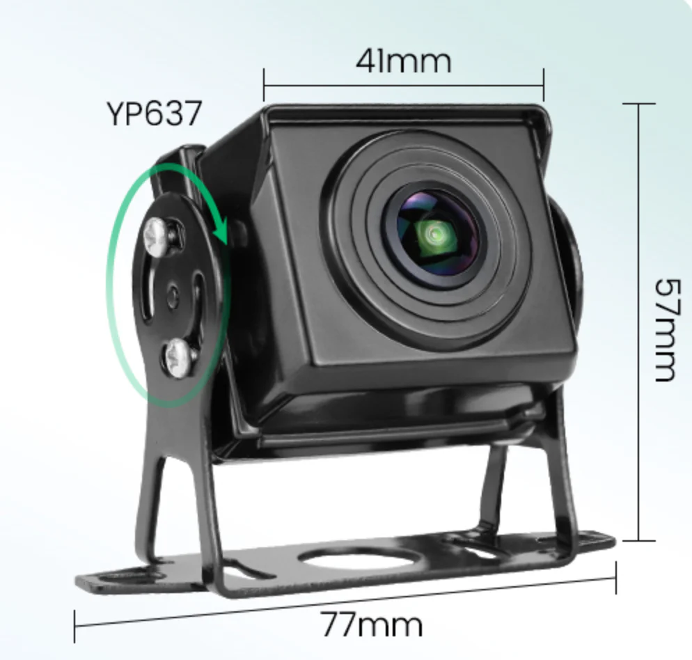 Rear view camera 1080P AHD for large vehicles | Robust | 170 wide angle lens | 15M cable - Image 2