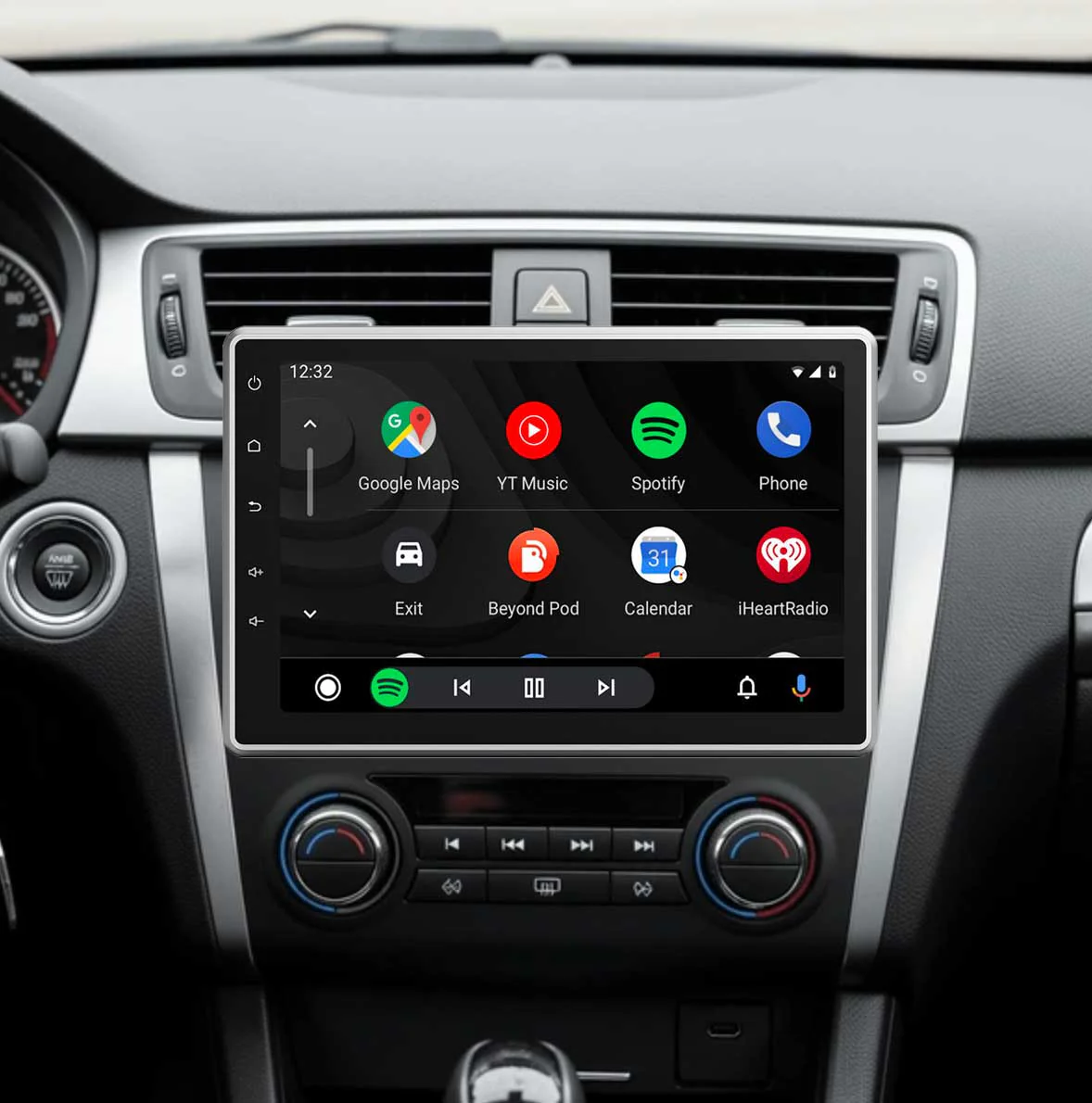 Universal 1-DIN Car Stereo with 10.1” QLED Display | CarPlay | Android Auto | Bluetooth | Linux - Image 3