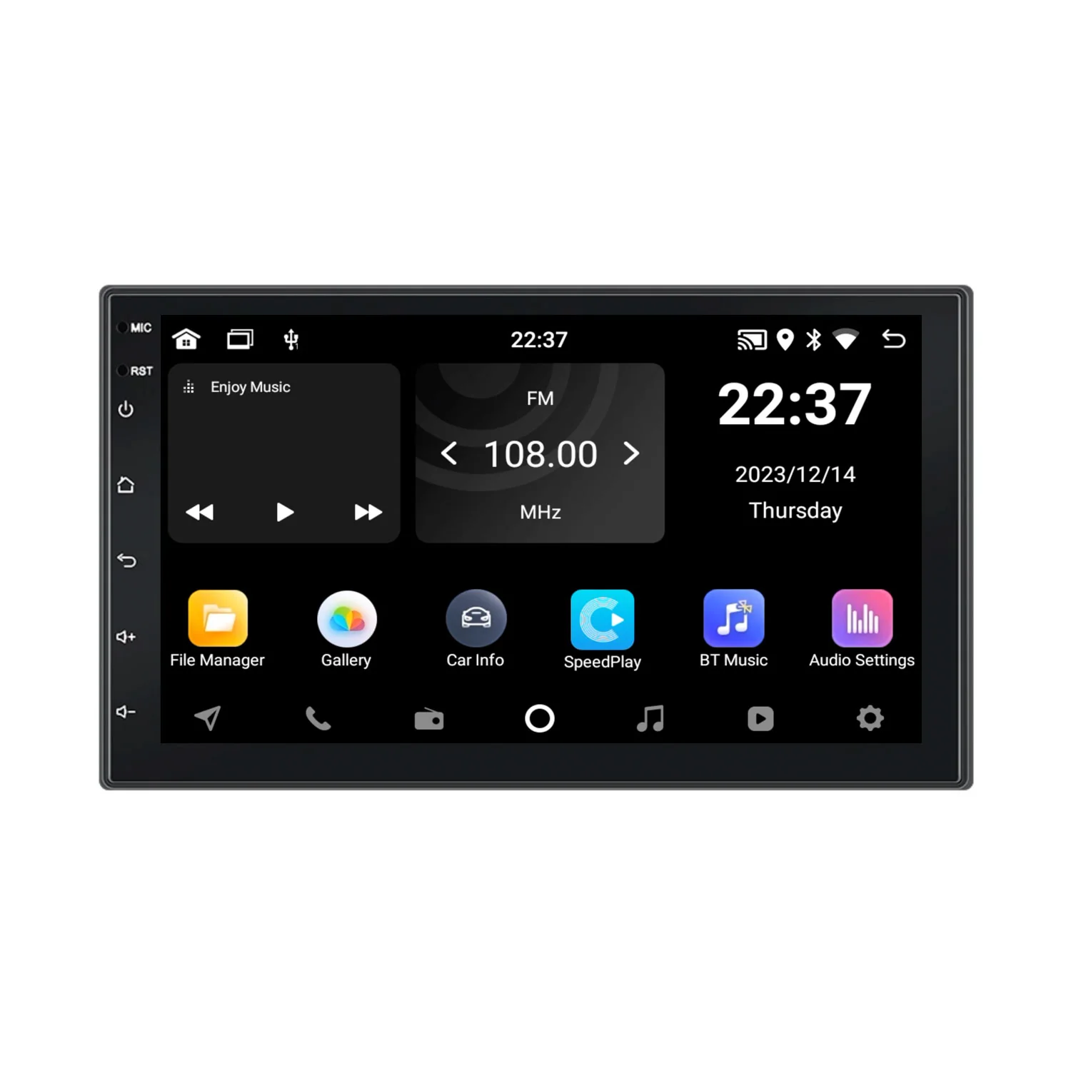 Universal 2 DIN Navigation 7" | Carplay | Android | DAB+ | WIFI | 32GB - Image 3