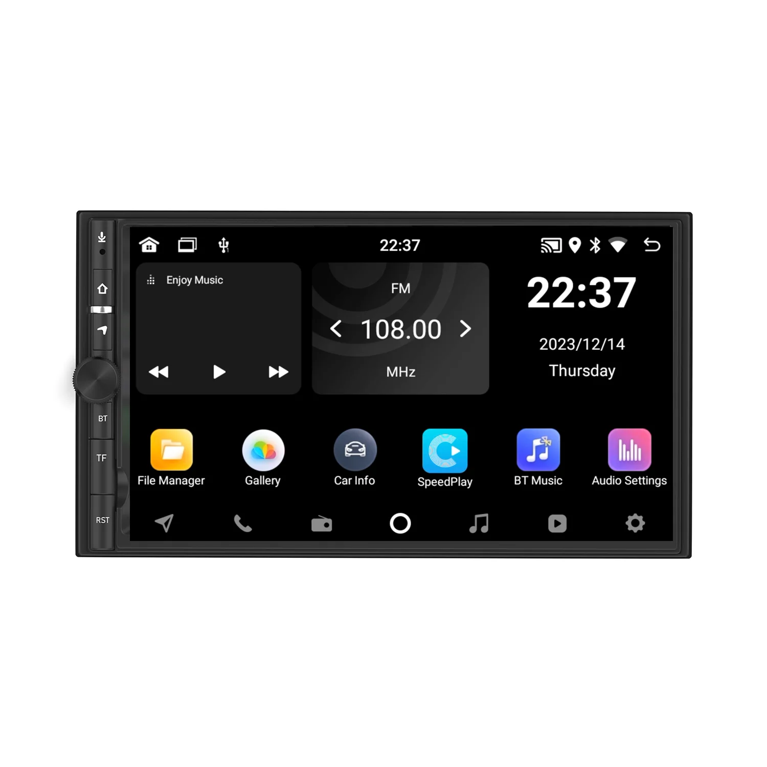 Universal 2 DIN Navigation with Buttons 7" | Carplay | Android | DAB+ | WIFI | 32GB - Image 3