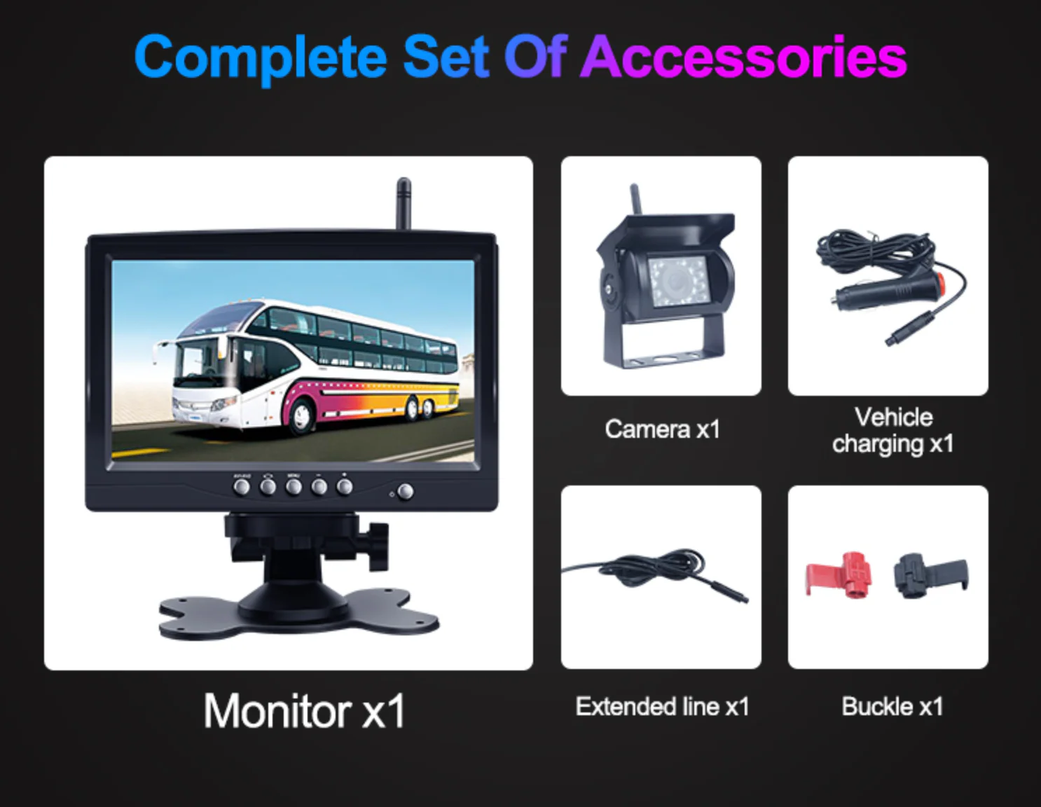 Wireless Rear View Camera Set 300M | Truck | Camper | Boat | Tractor - Image 7